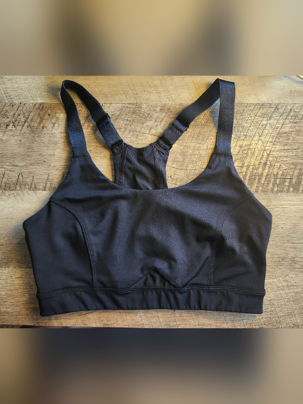 Tek gear Black Racerback Active Sports Bra